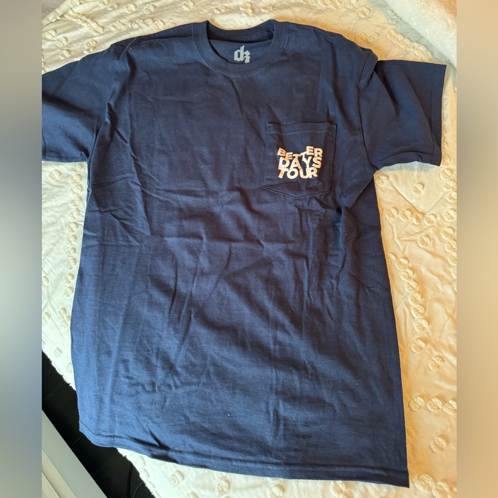 Dermot Kennedy 2021 Better Days Tour navy t shirt Medium